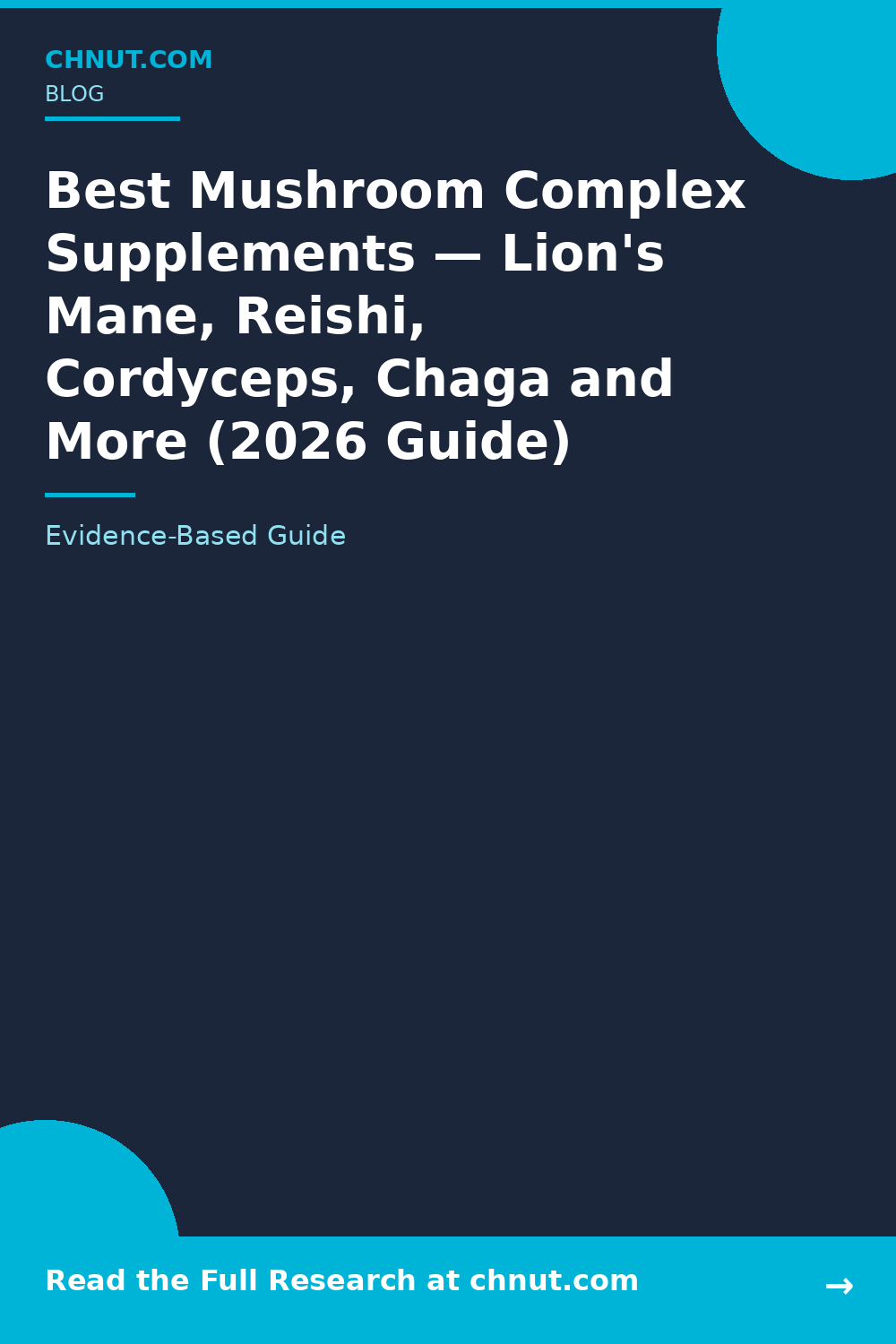 Top-rated mushroom complex supplements bottles with third-party testing and quality certifications
