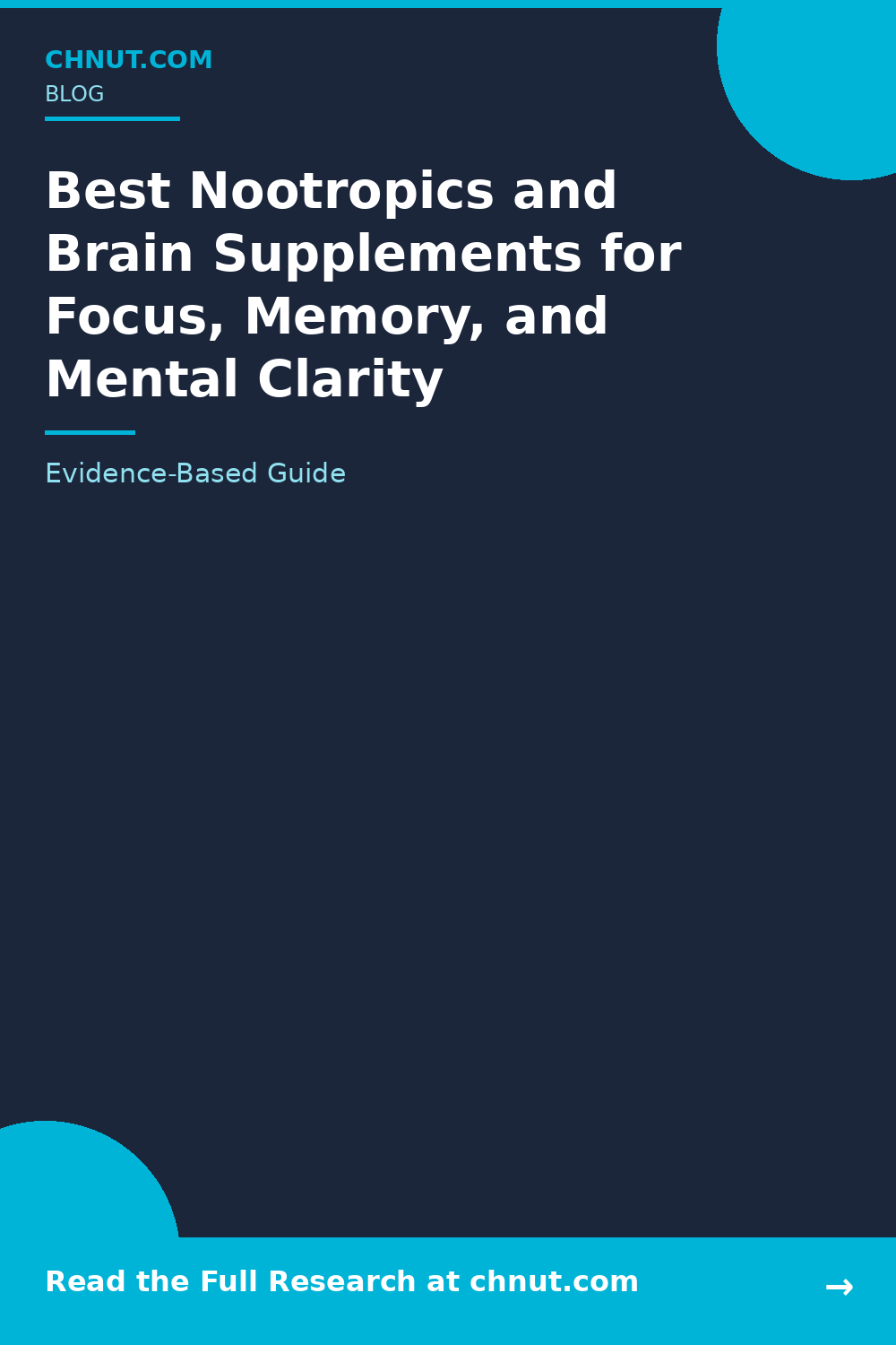 Top-rated nootropics and brain supplements for focus, memory, and mental clarity bottles with third-party testing and quality certifications