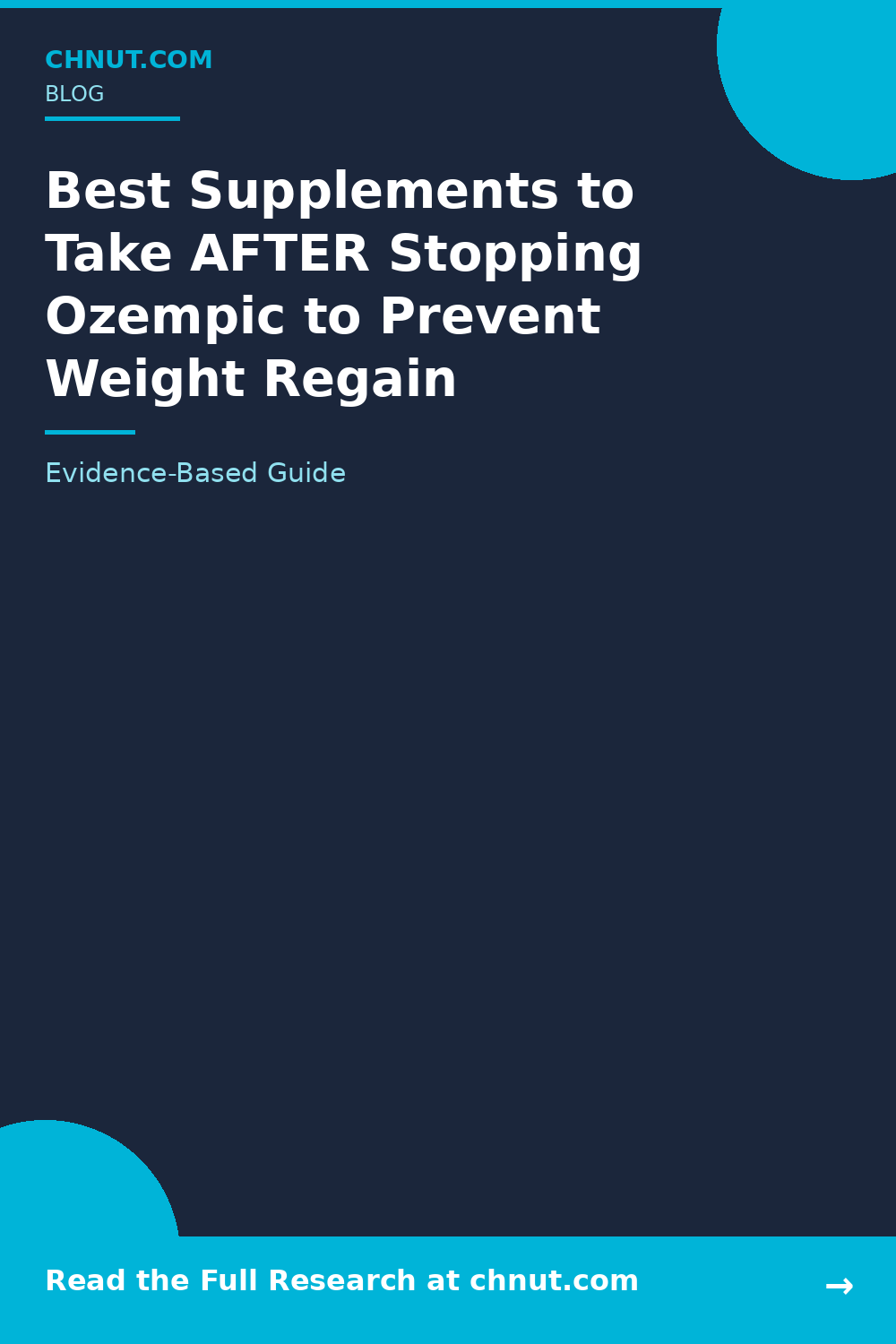 Top-rated supplements to take after stopping ozempic to prevent weight regain bottles with third-party testing and quality certifications