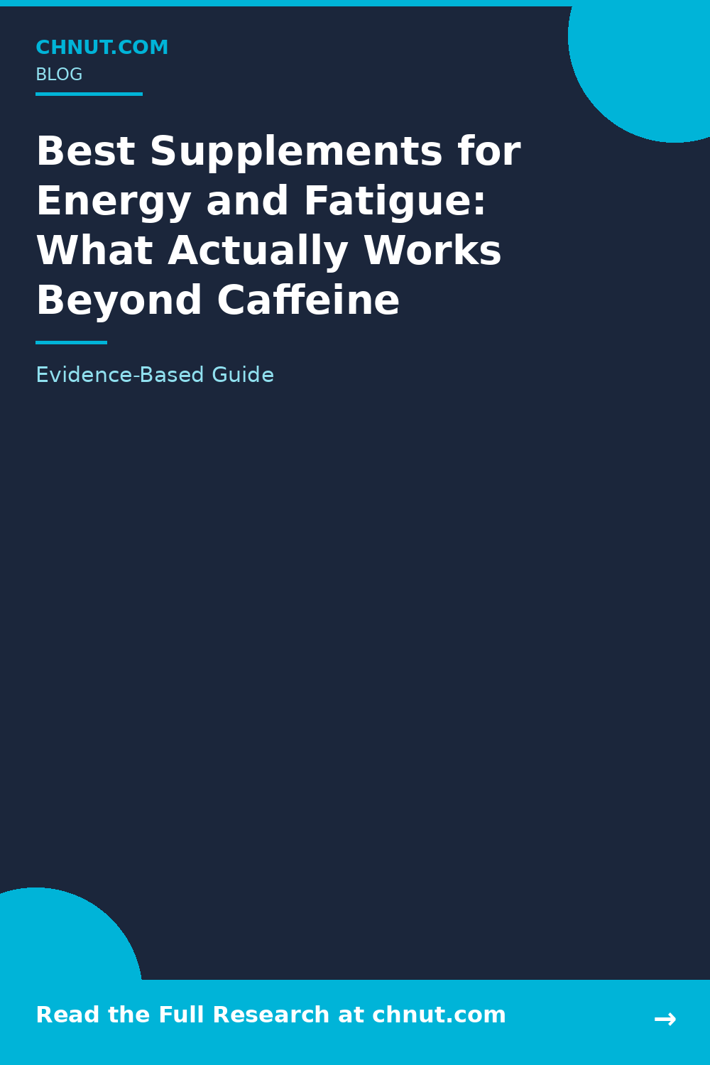 Top-rated supplements for energy and fatigue bottles with third-party testing and quality certifications