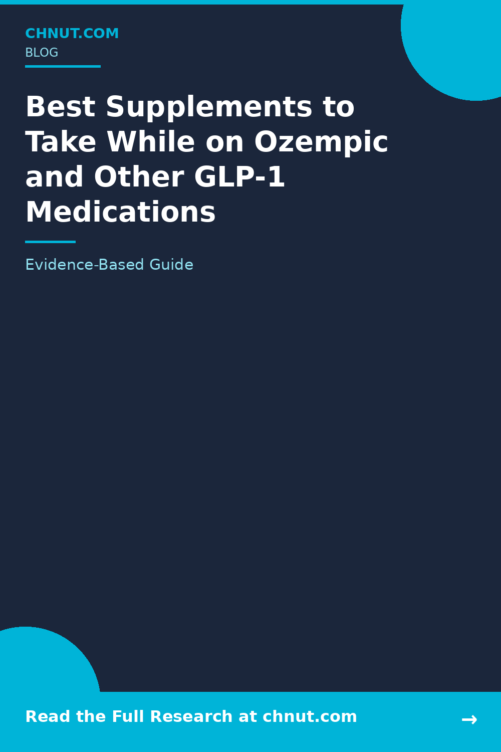Top-rated supplements to take while on ozempic and other glp bottles with third-party testing and quality certifications