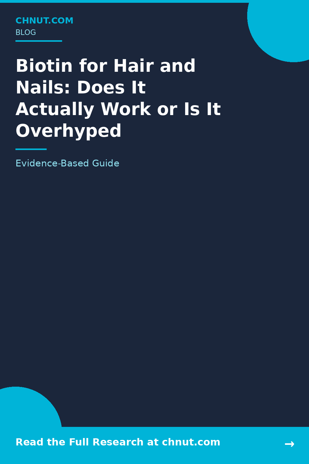 biotin for hair and nails supplement for improved health and wellness