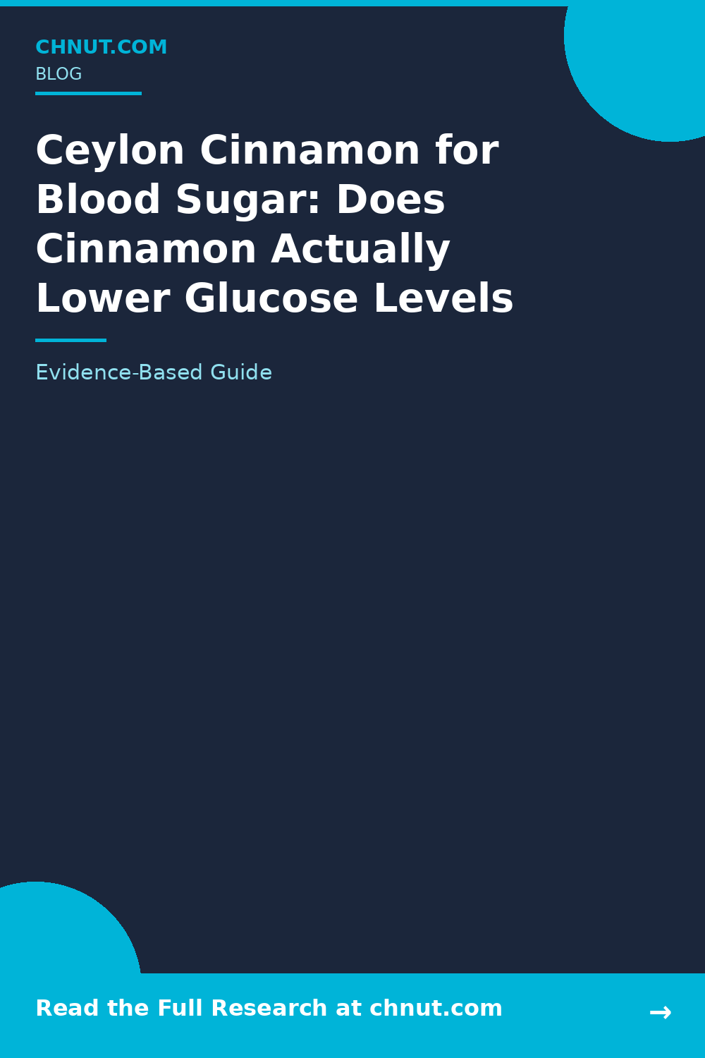 ceylon cinnamon for blood sugar supplement for improved health and wellness