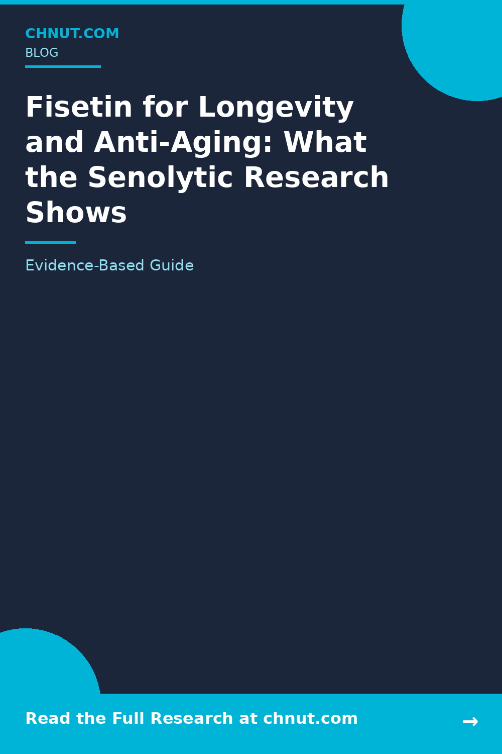 fisetin for longevity and anti supplement for improved health and wellness