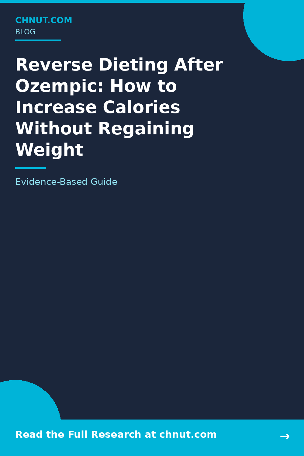 reverse dieting after ozempic supplement for improved health and wellness