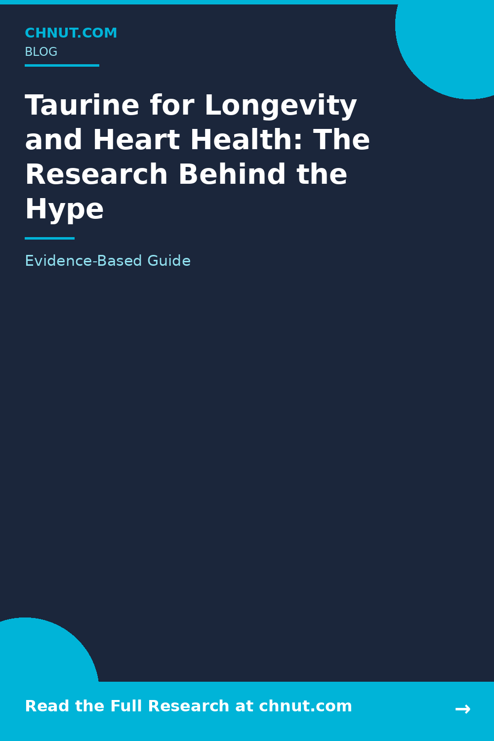 taurine for longevity and heart health supplement for improved health and wellness