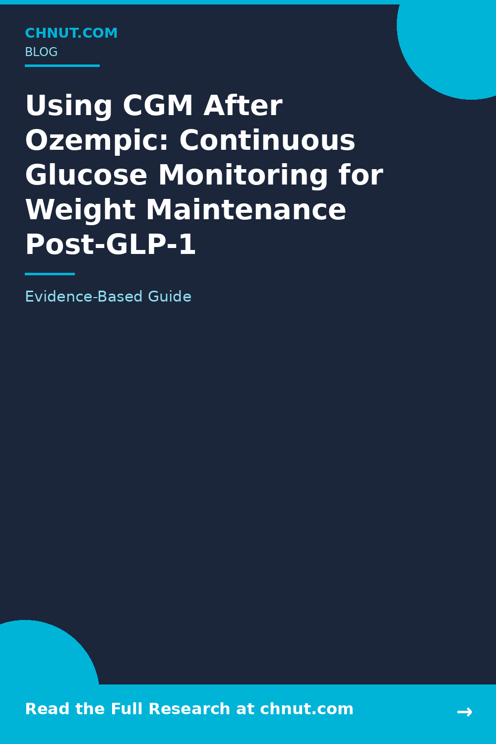 using cgm after ozempic supplement for improved health and wellness