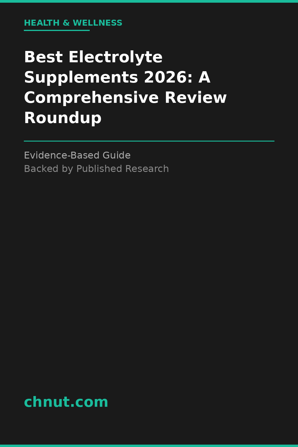 Top-rated electrolyte supplements bottles with third-party testing and quality certifications