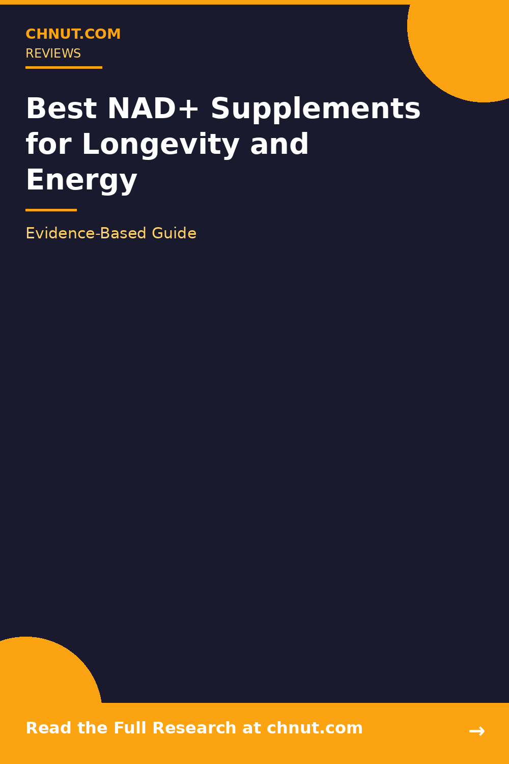 Top-rated nad+ supplements for longevity and energy bottles with third-party testing and quality certifications