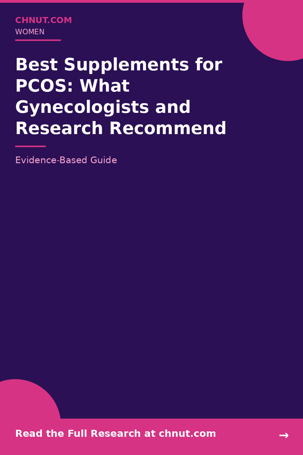 Top-rated supplements for pcos bottles with third-party testing and quality certifications