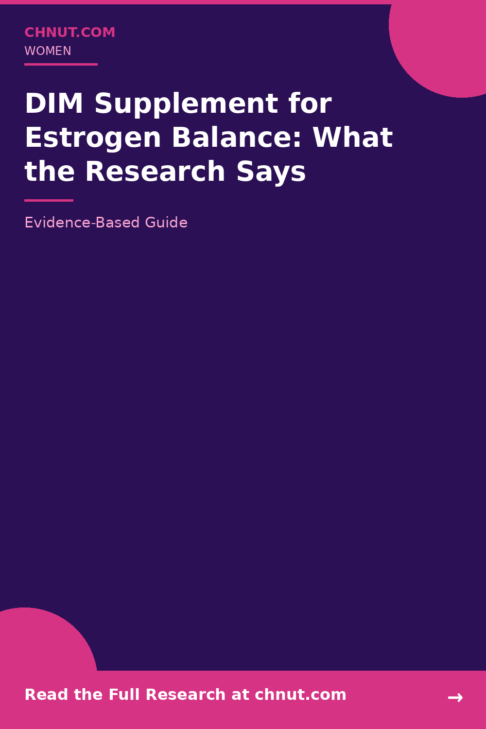 dim supplement for estrogen balance supplement for improved health and wellness