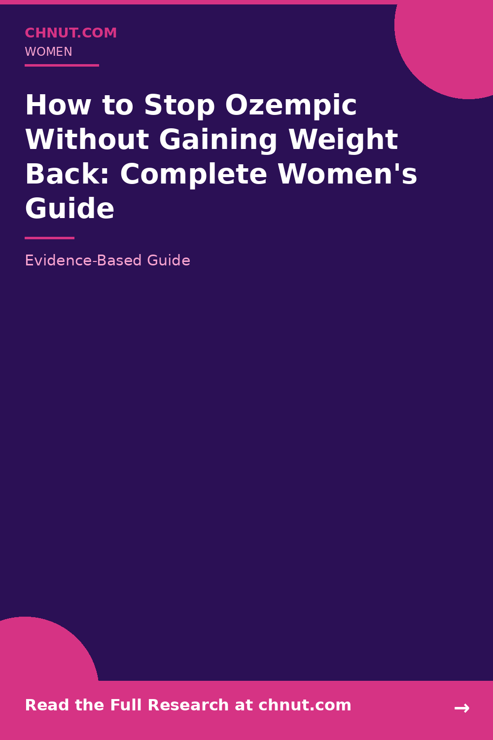 how to stop ozempic without gaining weight back supplement with dosage guidelines and practical recommendations