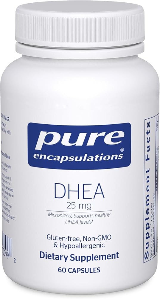 Pure Encapsulations DHEA 25 mg - Supplement for Immune Support, Hormone Balance, Metabolism Support, and Energy Level...