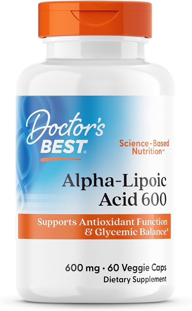 Doctor's Best Alpha Lipoic Acid Supplement 600mg