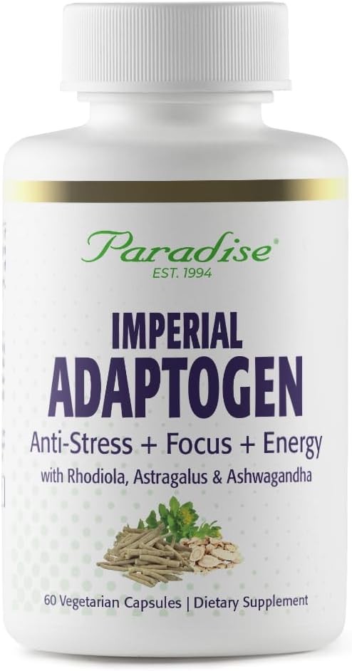 Paradise Herbs Imperial Adaptogens with Ashwagandha, Astragalus, and Rhodiola