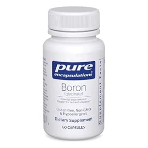 Pure Encapsulations Boron (Glycinate) | Supplement for Hormone Balance, Bone Strength, and Connective Tissue Health...