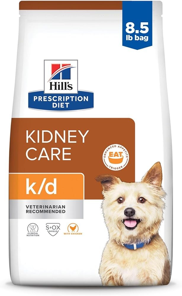 Hill's Prescription Diet k/d Kidney Care Dry Dog Food, Chicken