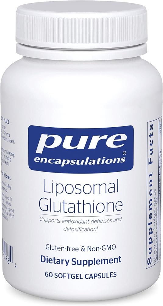 Pure Encapsulations Liposomal Glutathione - Immune Support & Liver Detox* - Antioxidant Protection - with Setria Glut...