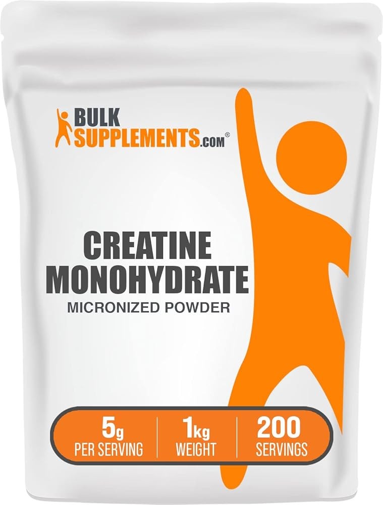 BulkSupplements.com Creatine Monohydrate Powder - Micronized