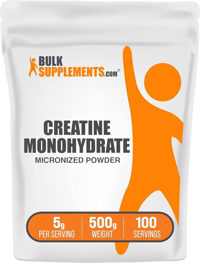 BulkSupplements.com Creatine Monohydrate Powder - Micronized Creatine Powder, Unflavored