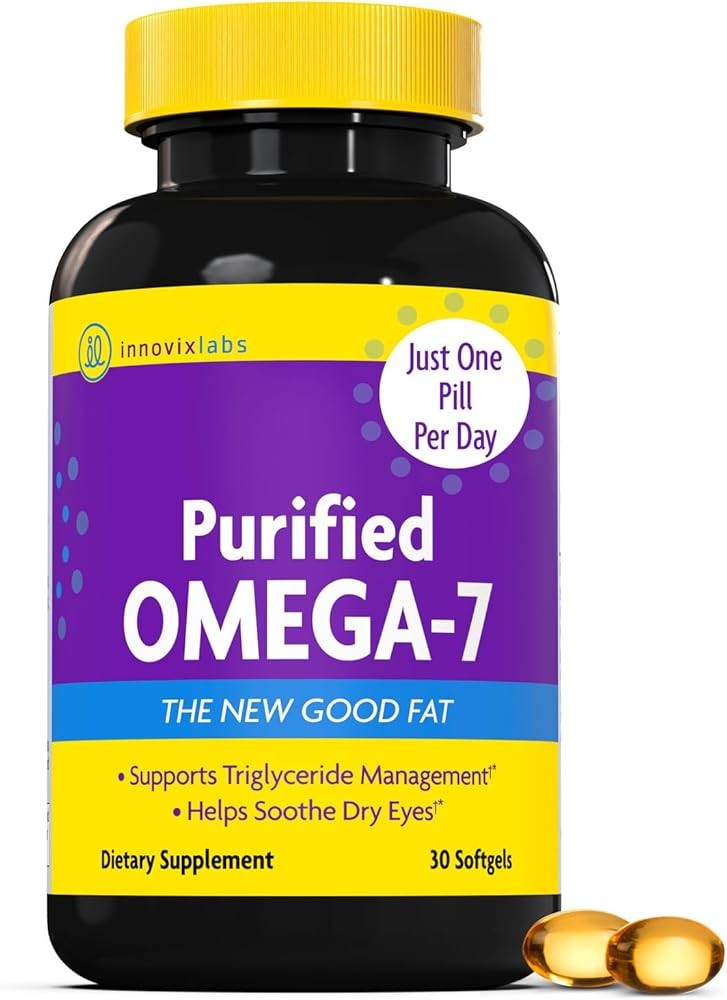 InnovixLabs Purified Omega 7 Supplement - 210 mg Omega-7 Palmitoleic Acid