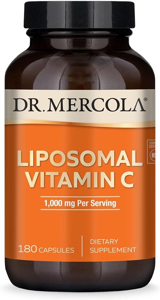 Dr. Mercola Liposomal Vitamin C - Brain, Heart, Eye &amp; Immune Support - Provi