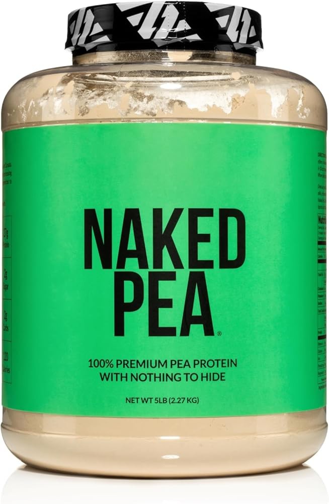 NAKED Pea - 5LB 100% Pea Protein Powder - Unflavored Vegan Pea Protein Isolate - NSF Certified