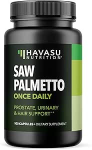 Saw Palmetto for Men Prostate Health Supplement to Promote Urinary Tract Function - 500mg Per Serving - 100 Count - D...