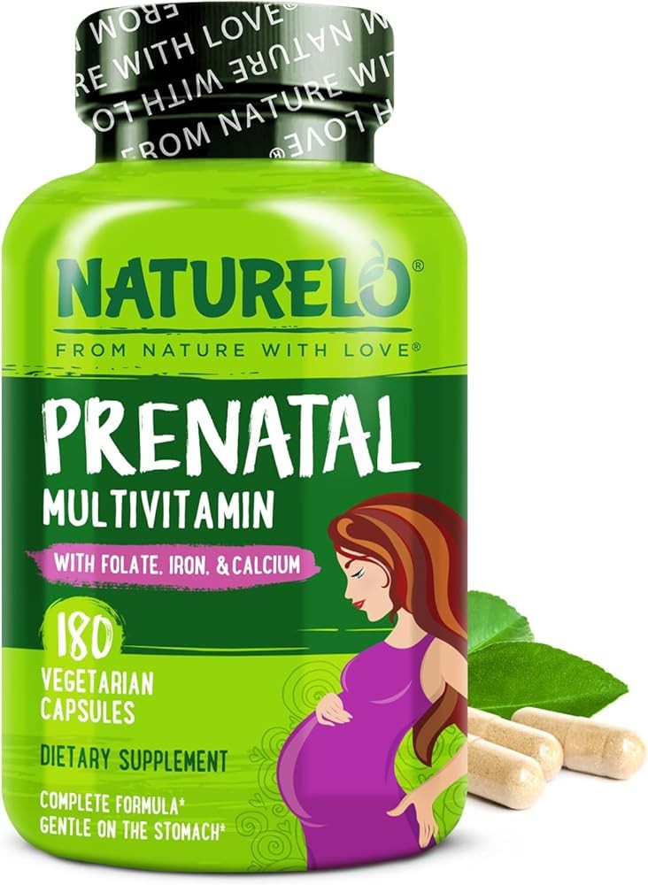 NATURELO Prenatal with Gentle Iron, Methyl Folate & Choline