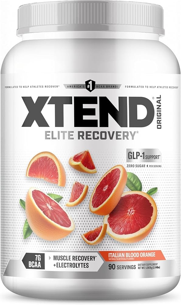 Xtend Original BCAA Powder 7g BCAA and 2.5g L-Glutamine, Sugar Free Post Workout Muscle Recovery Drink with Amino Aci...