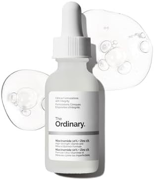 The Ordinary Niacinamide 10% + Zinc 1%, Smoothing Serum for Blemish-Prone Skin