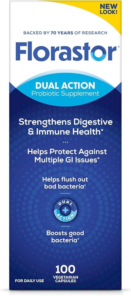 Florastor Probiotics Saccharomyces Boulardii 100 Capsules