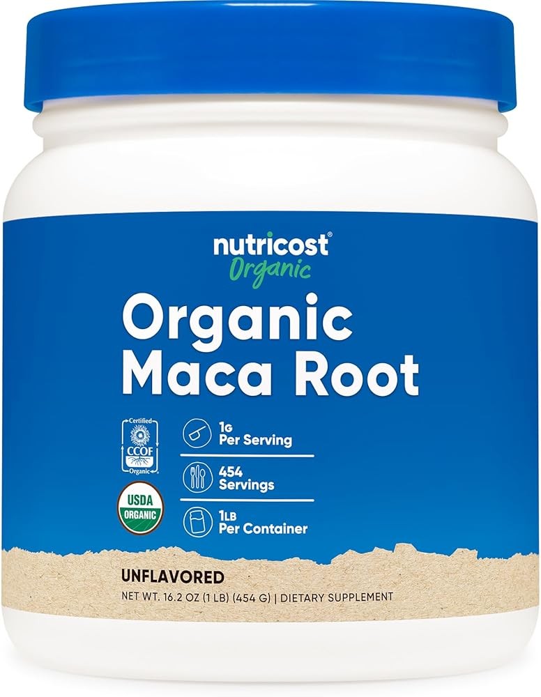 Nutricost Organic Maca Root Powder (1 LB)