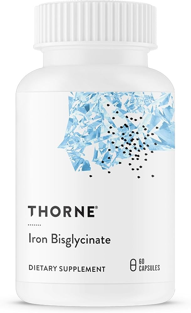 THORNE - Iron Bisglycinate - 25 mg Iron Supplement for Enhanced Absorption Without Gastrointestinal Side Effects