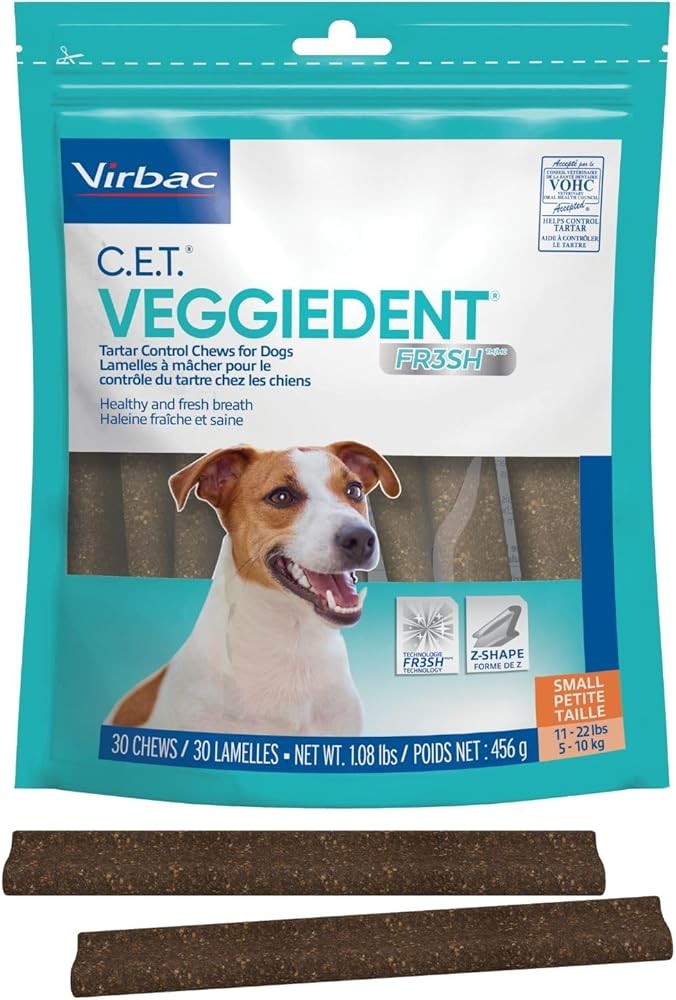Virbac C.E.T. VEGGIEDENT FR3SH Tartar Control Chews