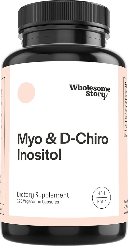 Wholesome Story Myo-Inositol & D-Chiro Inositol Supplement for Women