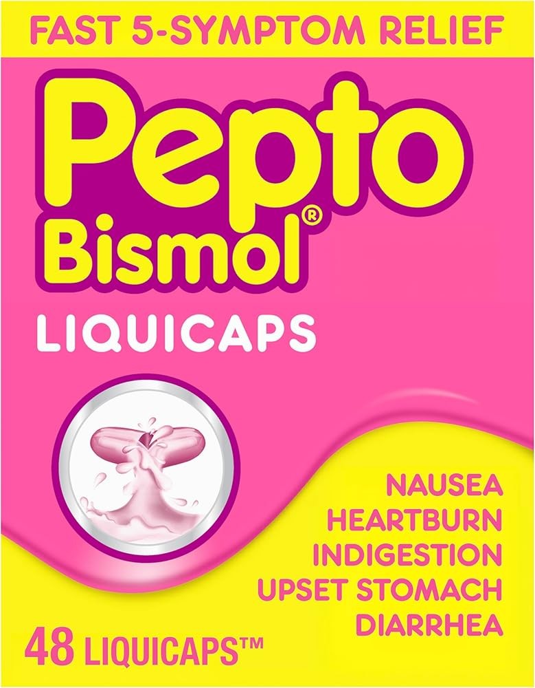 Pepto Bismol Liquicaps 48 Count