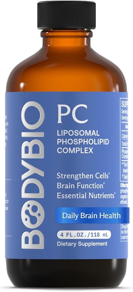 BodyBio PC - Phosphatidylcholine for Brain Health, Mental Clarity, Cognitive Function, Cellular Repair & Healthy Agin...