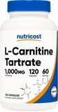 Nutricost L-Carnitine Tartrate 1000mg