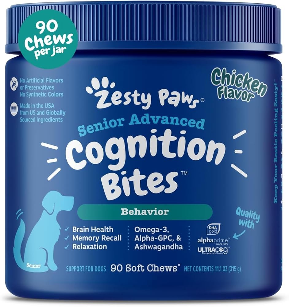 Zesty Paws Advanced Cognition Soft Chews