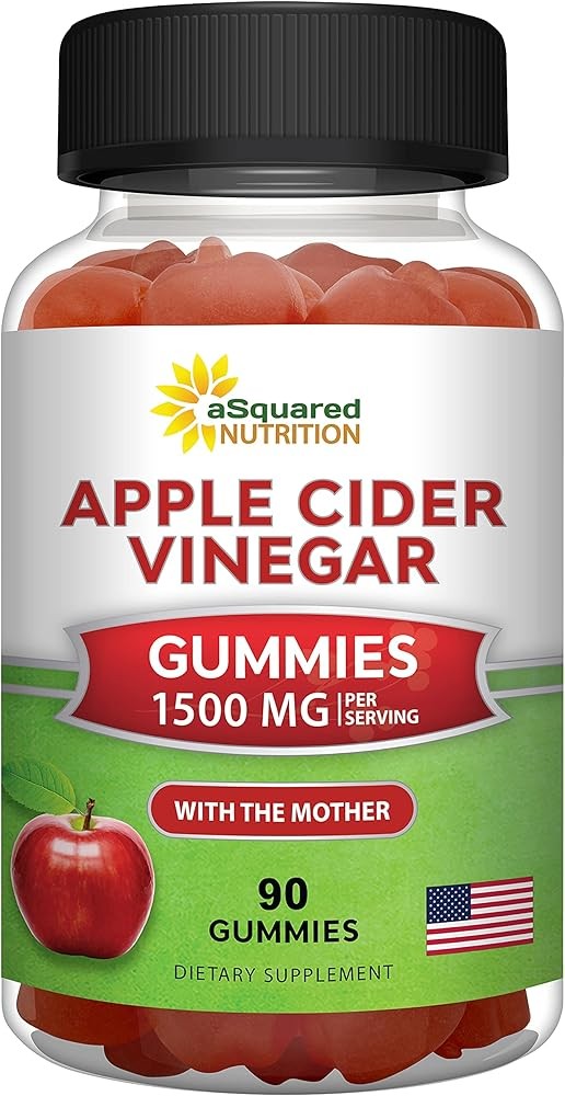 aSquared Nutrition Apple Cider Vinegar Gummies
