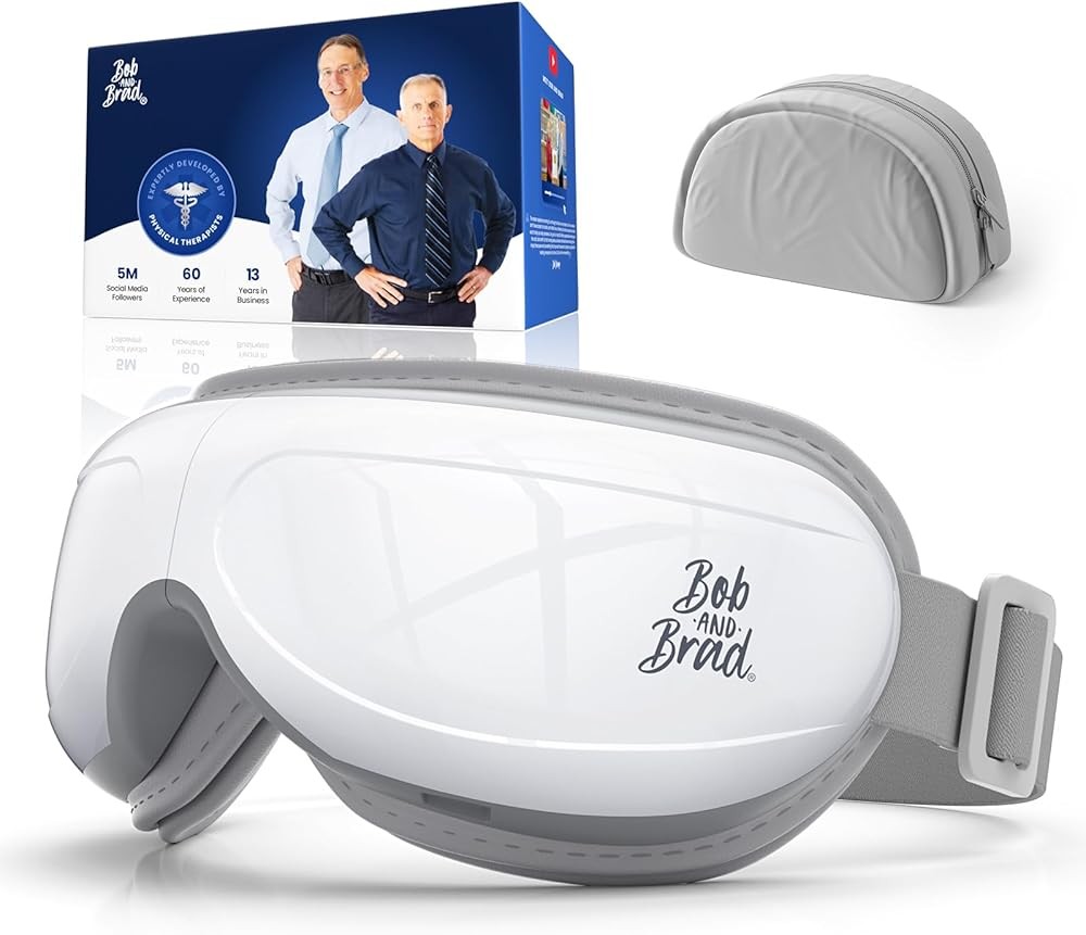 BOB AND BRAD EyeOasis 2 Heated Eye Mask for Migraines with Music