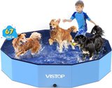 VISTOP Extra Large Foldable Dog Pool XXL