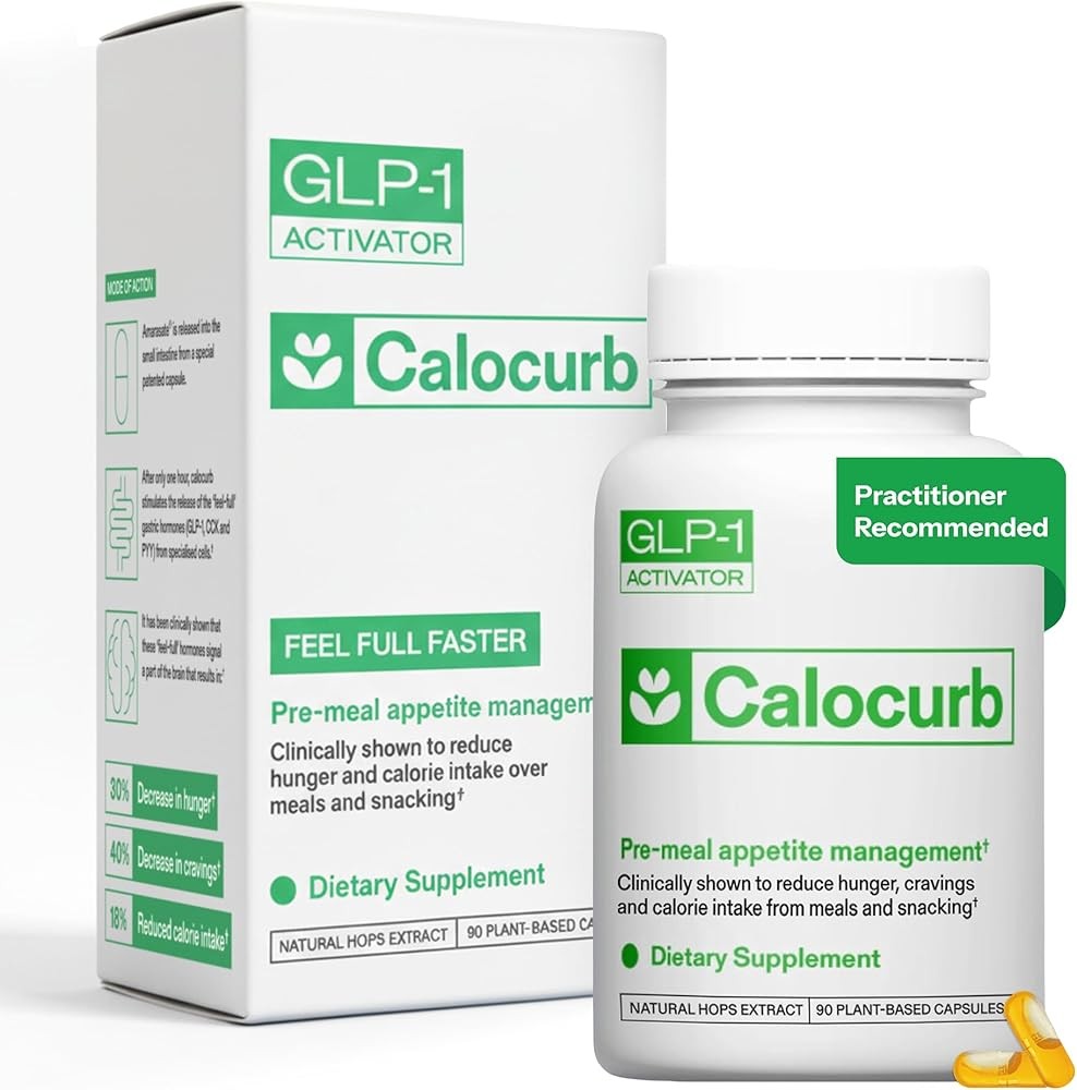 Calorie Control Supplement 6X Natural GLP-1 Support, Official & Patented Amarasate Formula, Plant Based Dietary GLP1 ...