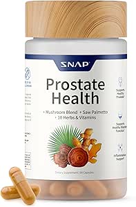 Snap Supplements Prostate Health Supplement with Saw Palmetto for Men, DHT Blocker - Helps Support Male Urinary Tract...