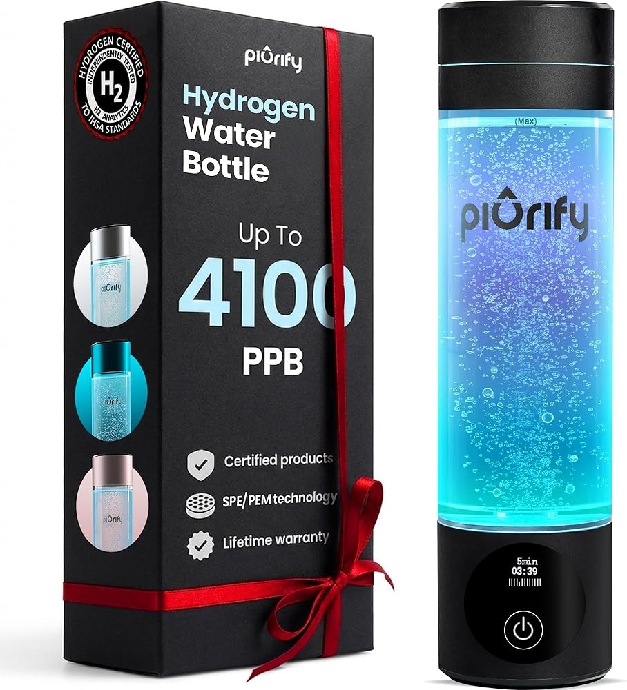 Hydrogen Water Bottle Generator - Up to 4100+ PPB Molecular Hydrogen Infusion
