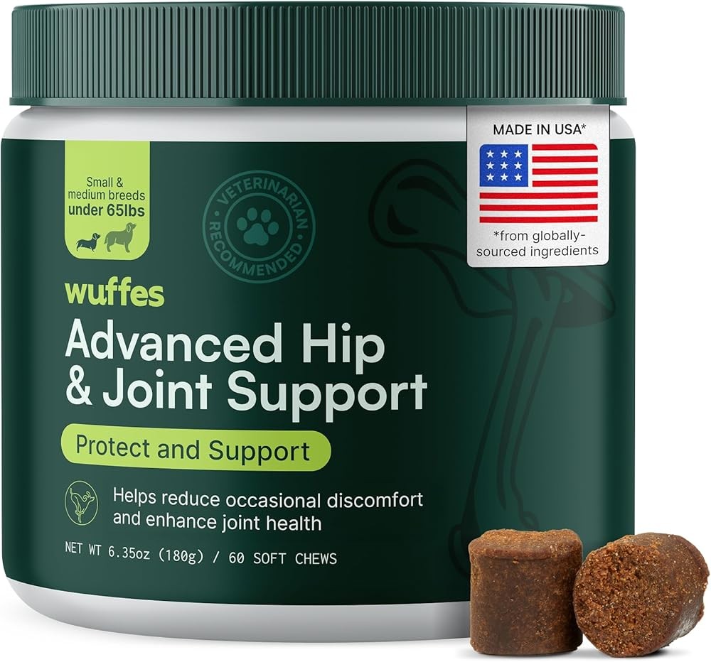 Wuffes Advanced Dog Hip and Joint Supplement with Glucosamine