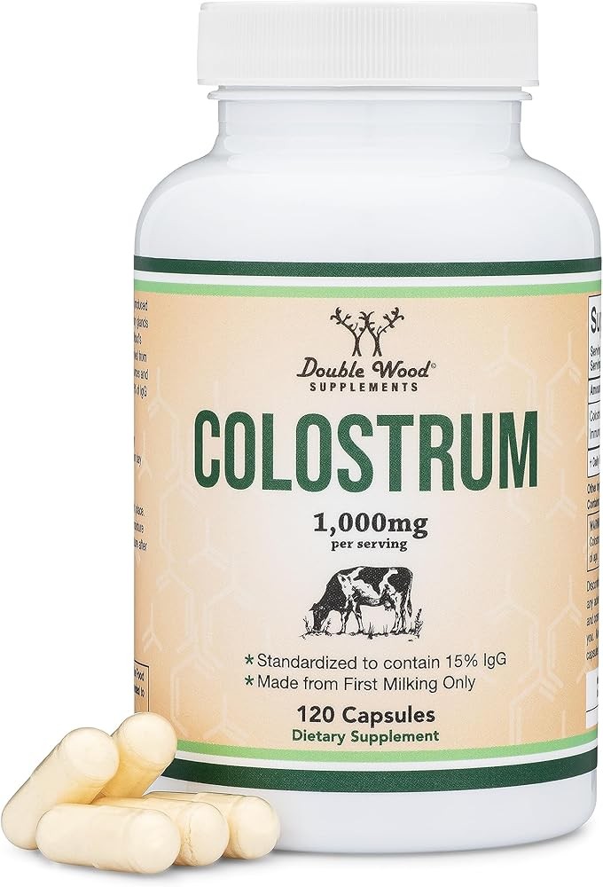 Double Wood Colostrum Capsules 15% IgG