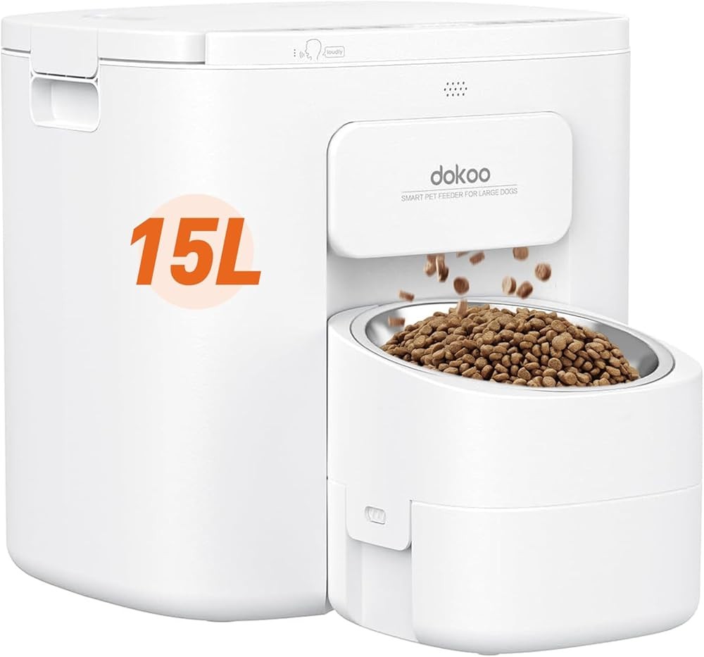 Automatic Dog Feeder 15L Portion Control Weight Management