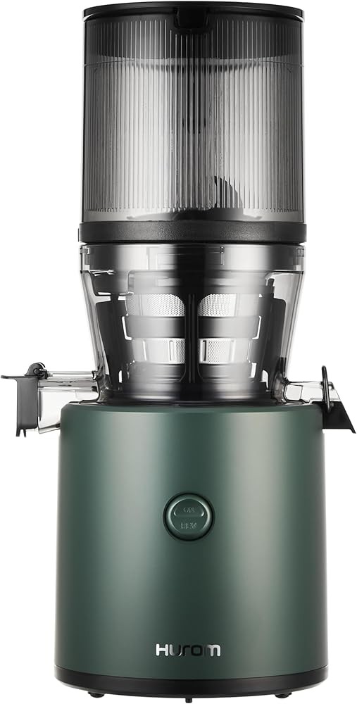 Hurom H320 Cold Press Juicer Machine, Easy to Clean Masticating Slow Juicer, Coarse Strainers, Self-Feeding, Hands Fr...